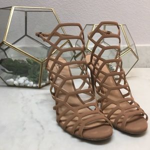 Tan/Nude Strappy Heels